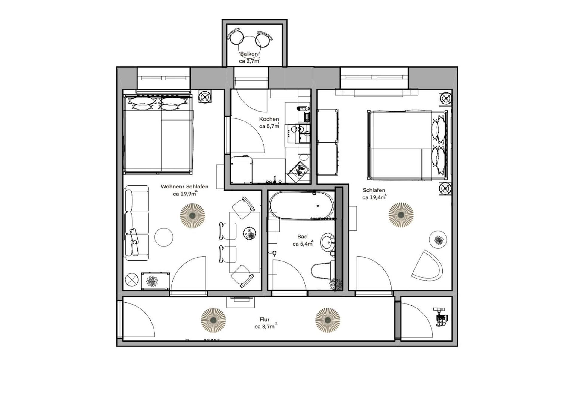 Pineapple Apartments Dresden Zwinger Zewnętrze zdjęcie